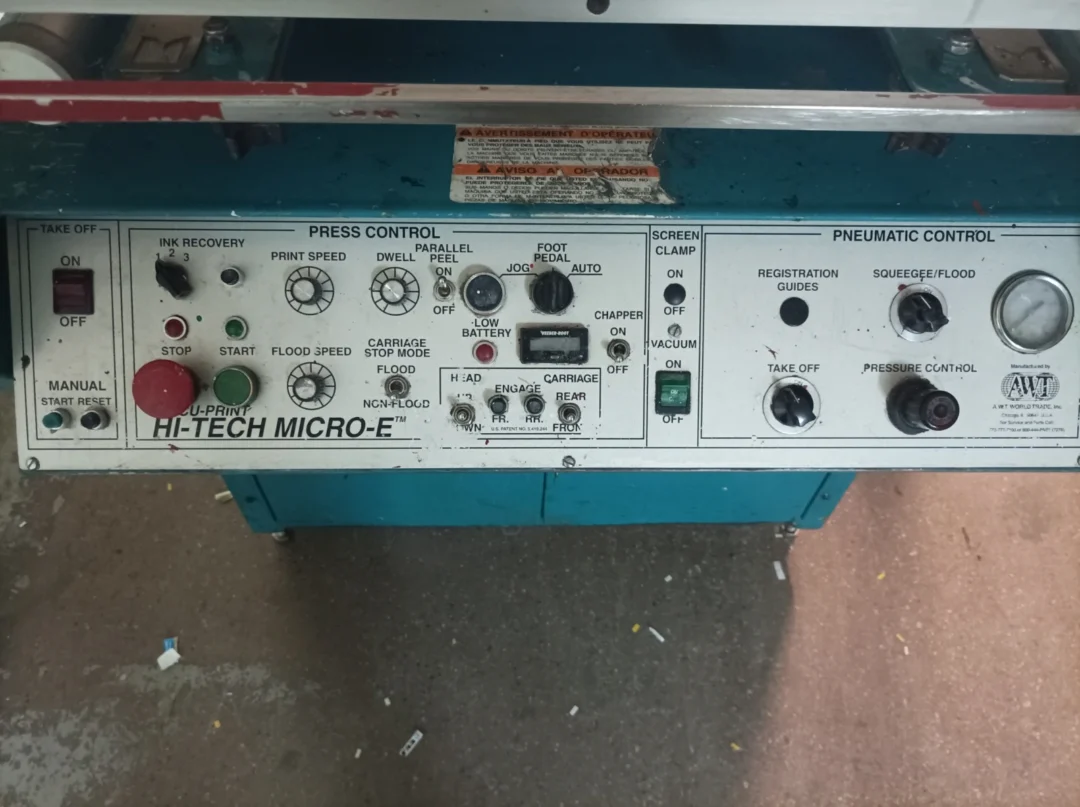 Б/У комплект: п/а станок AWT Accu-Print High-Tech™ Micro APHT-2230M 56*76см + ракелеточка AWT Sharper Image SI-36 (США) — изображение 2