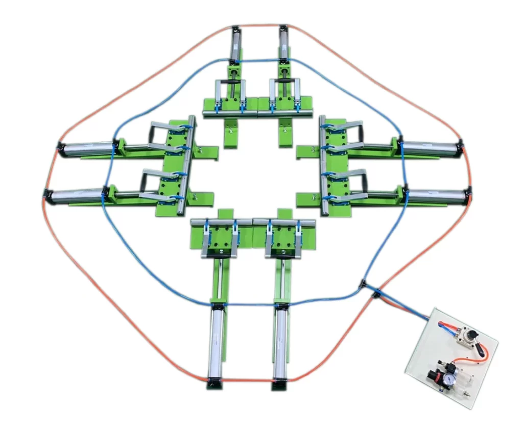 Модульное натяжное устройство для трафаретных рам с шириной захватов 100, 150 и 200мм